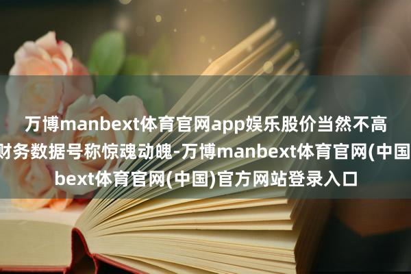 万博manbext体育官网app娱乐股价当然不高！图片北芯人命的财务数据号称惊魂动魄-万博manbext体育官网(中国)官方网站登录入口