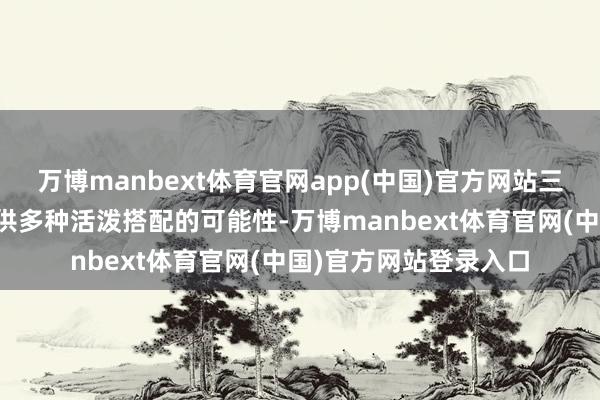 万博manbext体育官网app(中国)官方网站三种不同尺寸也或者提供多种活泼搭配的可能性-万博manbext体育官网(中国)官方网站登录入口